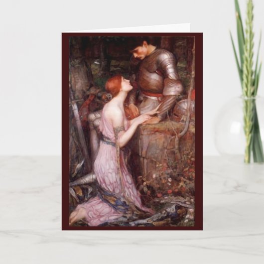 Carte d'amour simple médiévale/Renassiance (Devant)