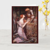 Carte d'amour simple médiévale/Renassiance (Fleur jaune)