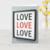 Carte d'amour simple répétée (Fleur jaune)