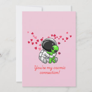 Carte d'amour spatial