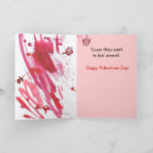 Carte d'amour stupide Valentine Riddle (Intérieur)