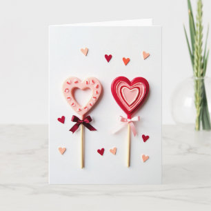Carte d'amour sucette Chéri