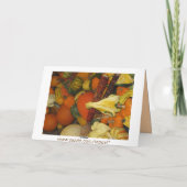 Carte d'amour Thanksgiving (Dos)