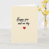 Carte d'amour Toi et Moi (Fleur jaune)