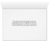 Carte d'amour Vous manquant Pays Pittoresque Peint (Intérieur Horizontal (Bas))