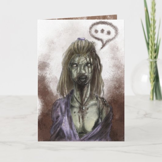 Carte d'amour Zombie (Devant)