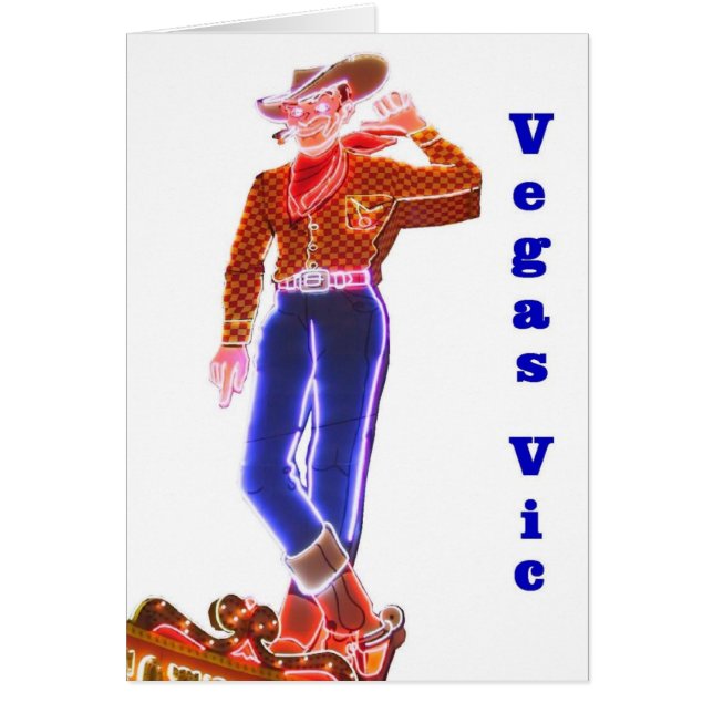Carte d'amusement VEGAS VIC (Devant)