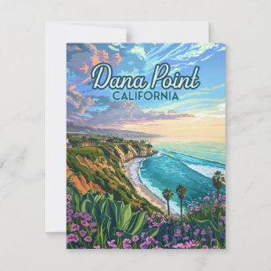 Carte Dana Point California Beach Orange County