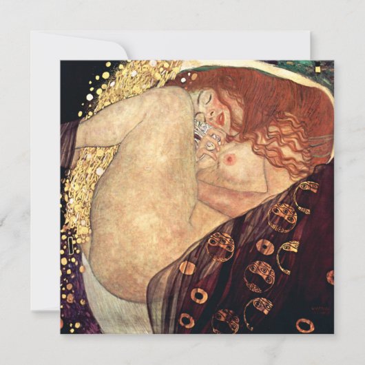 Carte Danae | Gustav Klimt | (Devant)