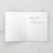 Carte Dance Ballet Félicitations (Intérieur)