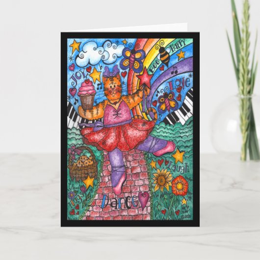 Carte Dance Down the Red Brick Road Card (Devant)