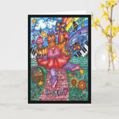 Carte Dance Down the Red Brick Road Card (Fleur jaune)