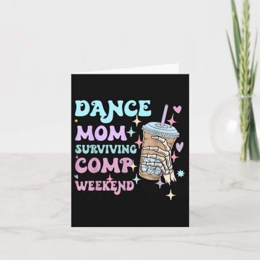 Carte Dance Maman Week-ends Café Dance Comps (Devant)