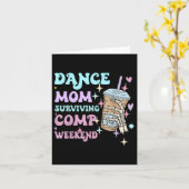 Carte Dance Maman Week-ends Café Dance Comps (Fleur jaune)