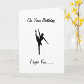 Carte DANCE TO YOUR HEART's CONTENT-BIRTHDAY (Fleur jaune)