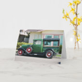 CARTE D'ANCIENNE (Fleur jaune)