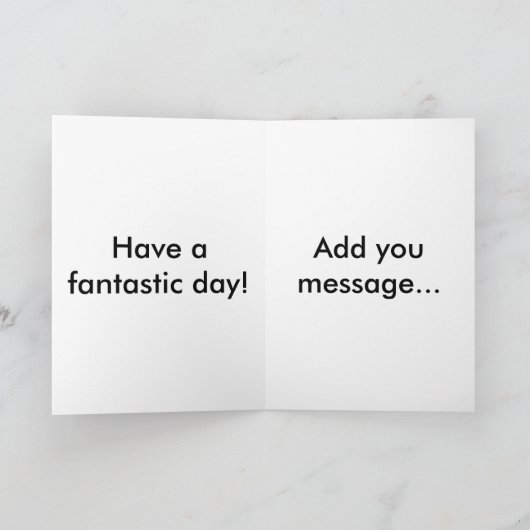 Carte Dancing cow named birthday card add message inside (Intérieur)