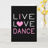 Carte Dancing Live Love Dance Queen Dancer Ballet Don (Fleur jaune)