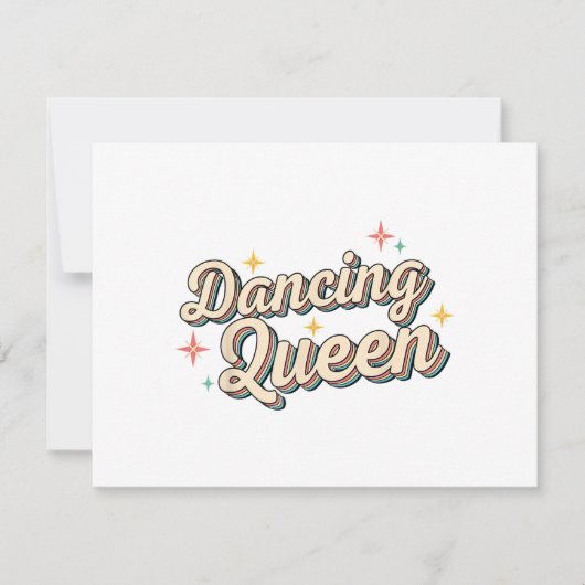 Carte Dancing Queen (Devant)