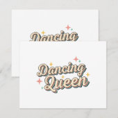 Carte Dancing Queen (Devant / Derrière)