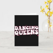 Carte Dancing Queen Retro Bridesmaids 70's Disco Bachelo (Fleur jaune)