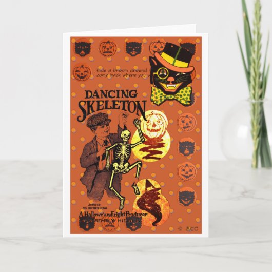 Carte Dancing Skeleton (Devant)
