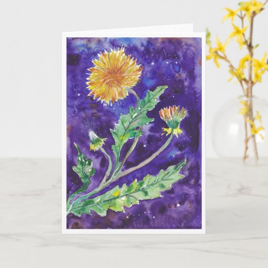 Carte Dandelion (Fleur jaune)