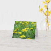Carte Dandelion (Fleur jaune)