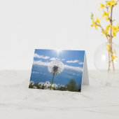 Carte Dandelion À La Lumière De Vous (Fleur jaune)