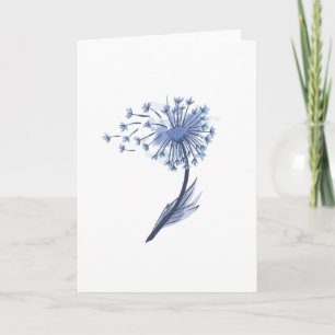 Carte Dandelion aquarelle
