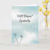 Carte Dandelion Classique Unisex Sympathie la plus (Fleur jaune)