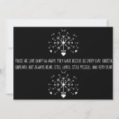 Carte Dandelion Dans Le Vent Dans La Mémoire Amoureuse B (Dos)