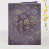 Carte Dandelion délice (Fleur jaune)