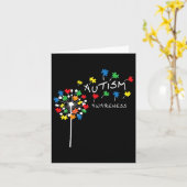 Carte Dandelion Puzzle pièce Cool Sensibilisation sur l' (Fleur jaune)