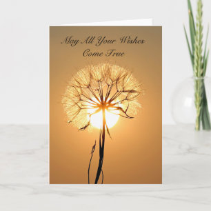 Carte Dandelion Wish