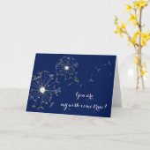 Carte Dandelions, Mon Souhait Se Réalise ! (Fleur jaune)