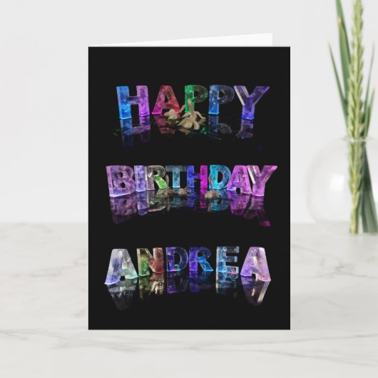 Carte d'Andrea de joyeux anniversaire (Devant)