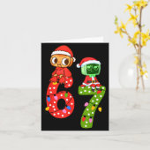 Carte Dandy Bruh 67 Days Meme Humor 6 7 Shelly World Six (Fleur jaune)