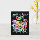 Carte Dandys World Costume Filles _ Fille Qui Aime Les D (Fleur jaune)