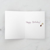 Carte d'âne d'anniversaire (Intérieur)