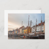 Carte Danemark Copenhague (Devant / Derrière)