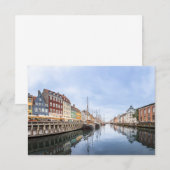 Carte Danemark Copenhague (Devant / Derrière)