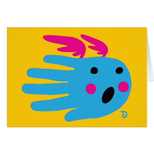 Carte d'ange (Devant horizontal)