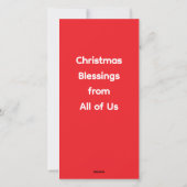 Carte d'ange abstrait pour les vacances de Noël (Dos)