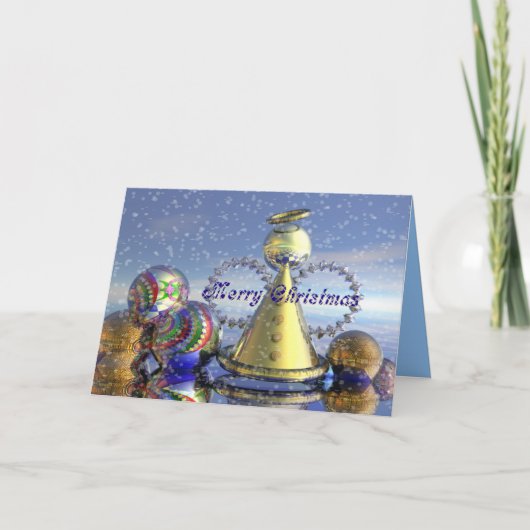 Carte d'ange de Noël (Devant)