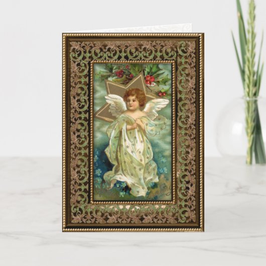 Carte d'ange de Noël (Devant)