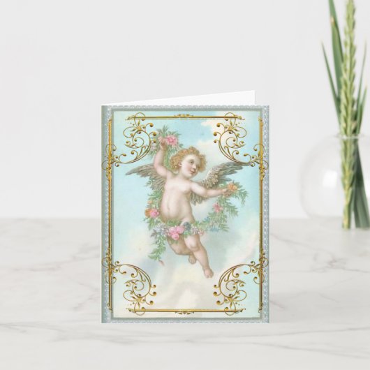 Carte d'ange de Noël - customisée (Devant)