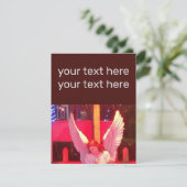 carte d'ange de Noël personnalisable (Debout devant)