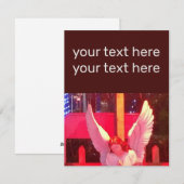 carte d'ange de Noël personnalisable (Devant / Derrière)