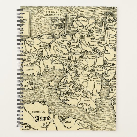 Carte d'Angleterre dans la Geographia Universalis (Devant)